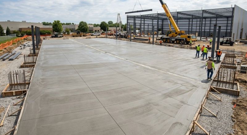 Commercial Slab Construction in Ashby, MA