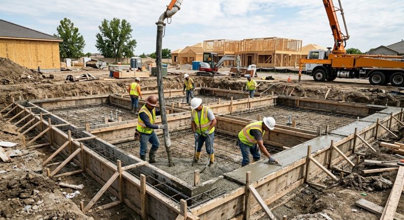 Concrete Foundation Installation in Lincoln, MA
