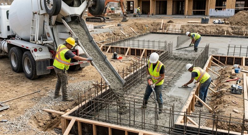 Foundation Wall Pouring in Manchester, NH
