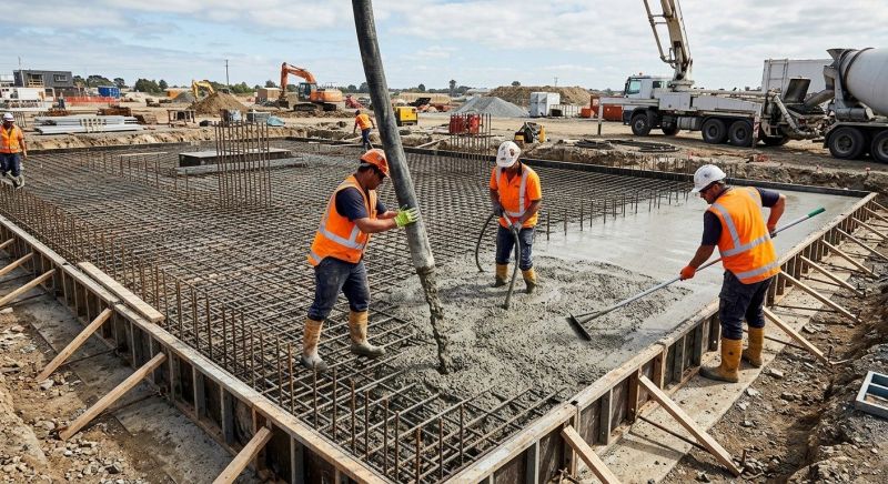 Foundation Wall Pouring in North Andover, MA