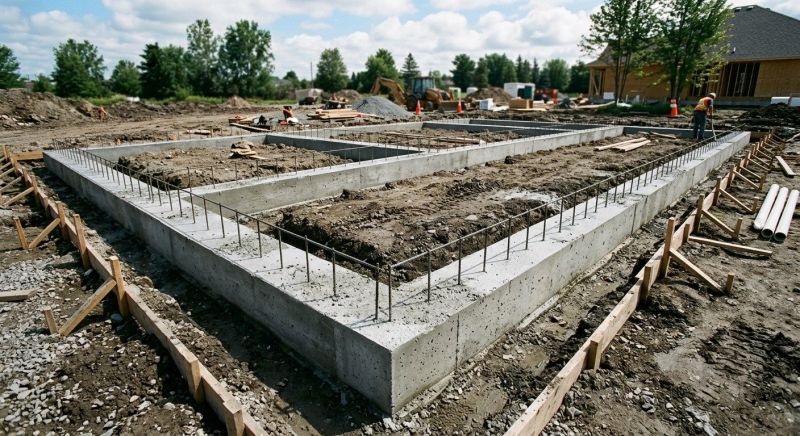 House Footing Construction in Nashua, NH